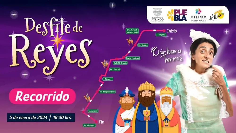 Desfile de Reyes - 05/01/2024 0:00:00 en Atlixco